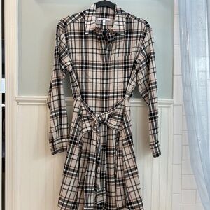 Rag and Bone - Tie Plaid Dress
